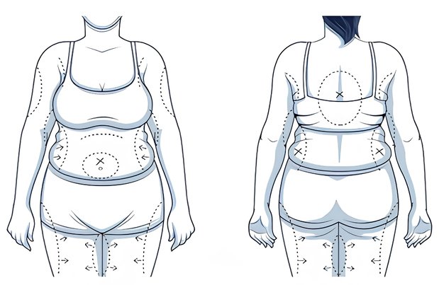 Before and After Liposuction Surgery